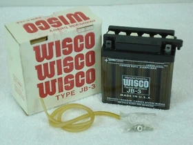 NOS HONDA CL72 CL77 BATTERY - WISCO JB3 JB-3 12v (12N5-4B) NOS HONDA CL72 CL77 BATTERY - WISCO JB3 JB-3 12v (12N5-4B)