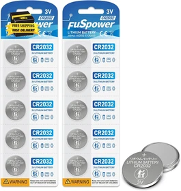 CR2032 CR2032 Batteries ECR2032 DL2032 2032 3V Lithium Batteries for Key Fob(2 C