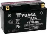 Yuasa YTX AGM Maintenance-Free Battery YT7B-BS 110 CCA KYMCO Quannon 150 09-10 Yuasa YTX AGM Maintenance-Free Battery YT7B-BS 110 CCA KYMCO Quannon 150 09-10