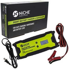 NICHE Smart Battery Charger Maintainer Automatic Trickle 12V/24V 15A/7.5A