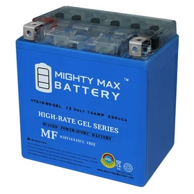 Mighty Max YTX16-BS GEL Battery Replaces Suzuki 1500 VL1500 Boulevard C90 13-19