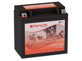 SigmasTek STX14-BS SLA Battery Replacement for Piaggio X9 460CC 2009 SigmasTek STX14-BS SLA Battery Replacement for Piaggio X9 460CC 2009