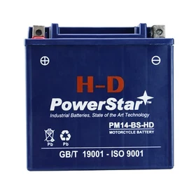 PowerStar H-D YTX14-BS Battery For Suzuki DL1000 V-Strom Adventure 2012-2012 PowerStar H-D YTX14-BS Battery For Suzuki DL1000 V-Strom Adventure 2012-2012