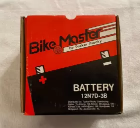 12N7D-3B BIKEMASTER Master Nos Volt Battery Yamaha #2 12N7D-3B BIKEMASTER Master Nos Volt Battery Yamaha #2