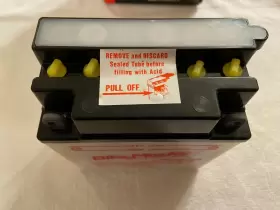 12N7D-3B BIKEMASTER Master Nos Volt Battery Yamaha #3 12N7D-3B BIKEMASTER Master Nos Volt Battery Yamaha #3