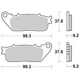 PAIR OF BRAKE PADS 862LS 862 LS for Honda 1200 VFR F AC 2010-2015 PAIR OF BRAKE PADS 862LS 862 LS for Honda 1200 VFR F AC 2010-2015