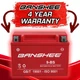 Banshee YTX9-BS  Battery Compatible with Honda XR650L 2001 to 2009