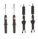 NEW Front and Rear KYB Excel-G Suspension Strut Assemblies Kit For Acura Honda NEW Front and Rear KYB Excel-G Suspension Strut Assemblies Kit For Acura Honda