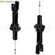 2x Rear Left Right Struts Shocks Absorbers For Honda Civic 1.6L 1996-2000 71292 2x Rear Left Right Struts Shocks Absorbers For Honda Civic 1.6L 1996-2000 71292