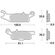 PAIR OF BRAKE PADS 851SI 851 SI for Yamaha 550 YFM GRIZZLY 2009-2012 PAIR OF BRAKE PADS 851SI 851 SI for Yamaha 550 YFM GRIZZLY 2009-2012